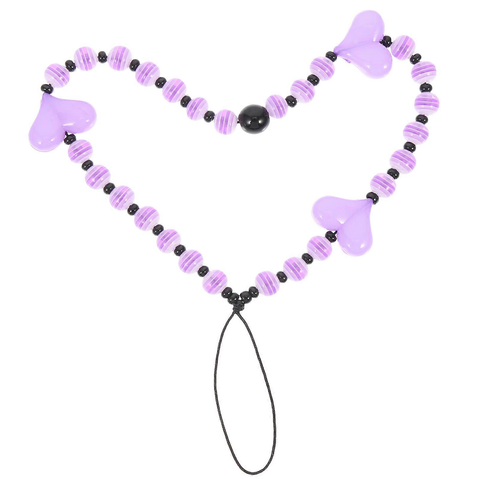 Multi-Function Phone Lanyard Phone Hanging Chain for 4Pcs Violet Use