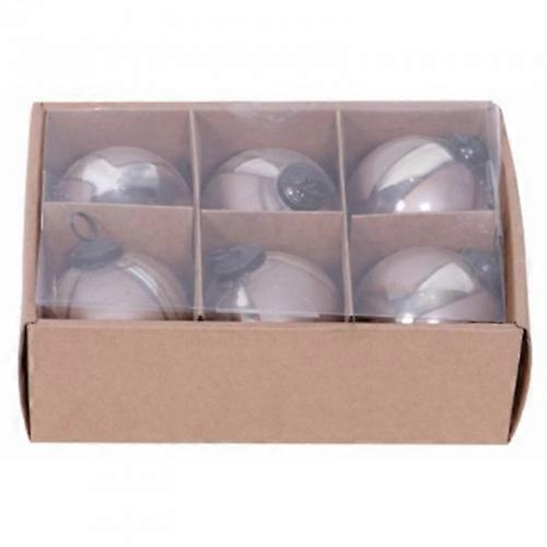 Hill Interiors Ombre-Weihnachtskugel (6er-Pack)
