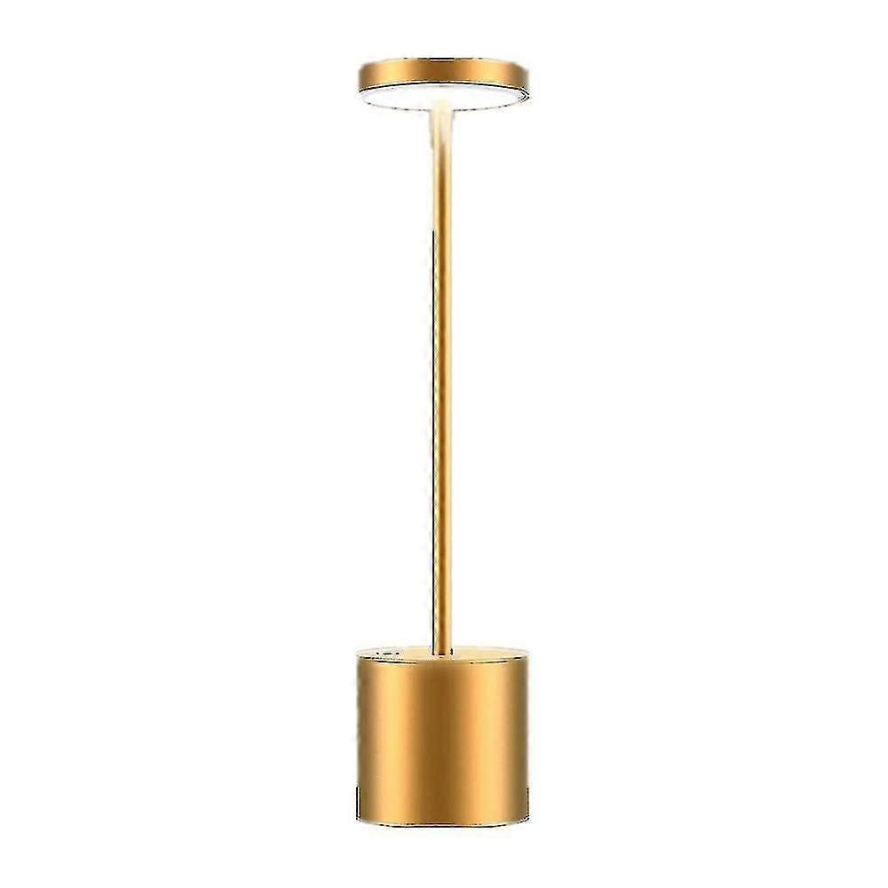 Rechargeable Led Table Lamp,portable 6000mah Bar Decoration Light Gold