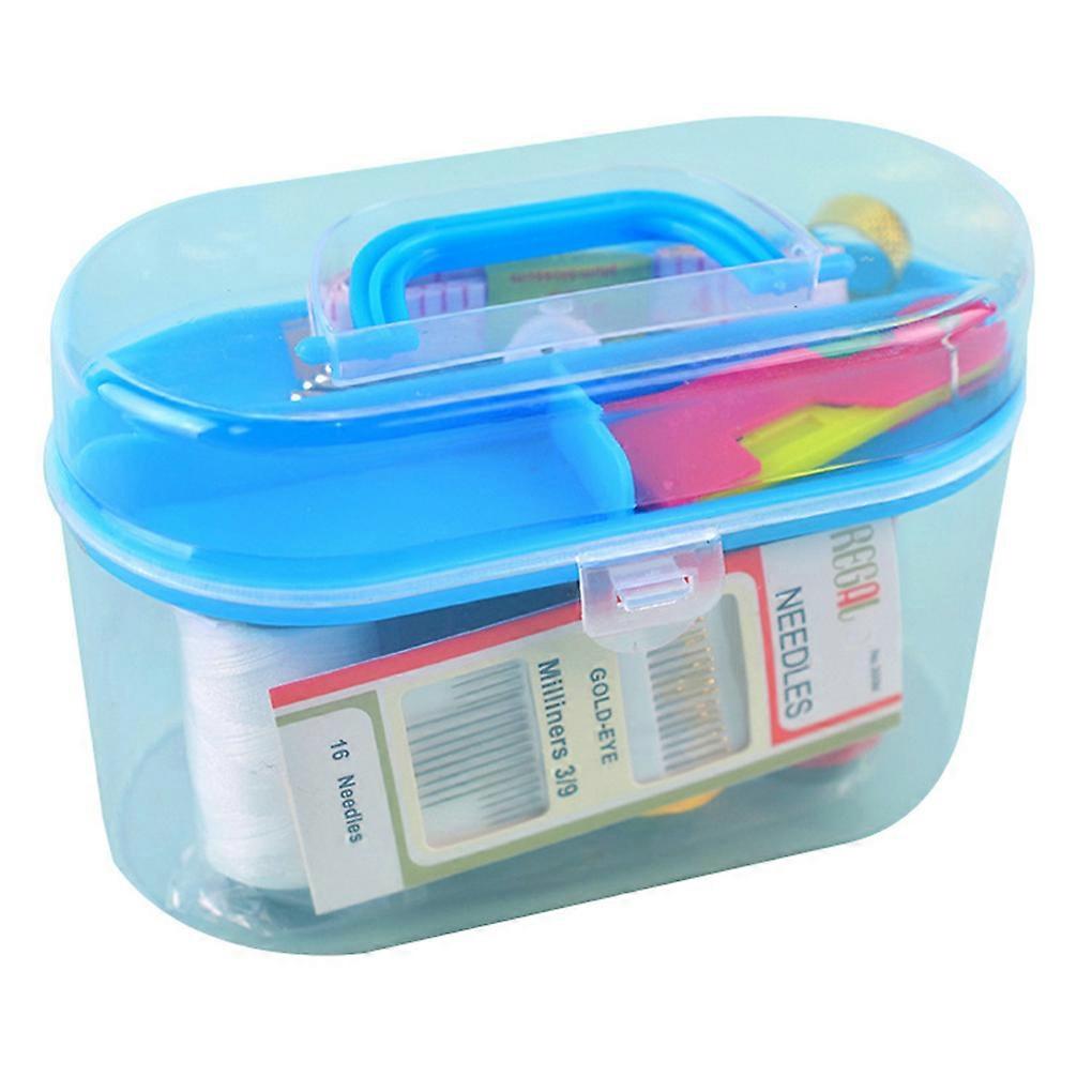 DIY Premium Sewing Kit Adults Beginner Sewing Thread Scissors Ruler Tape Set