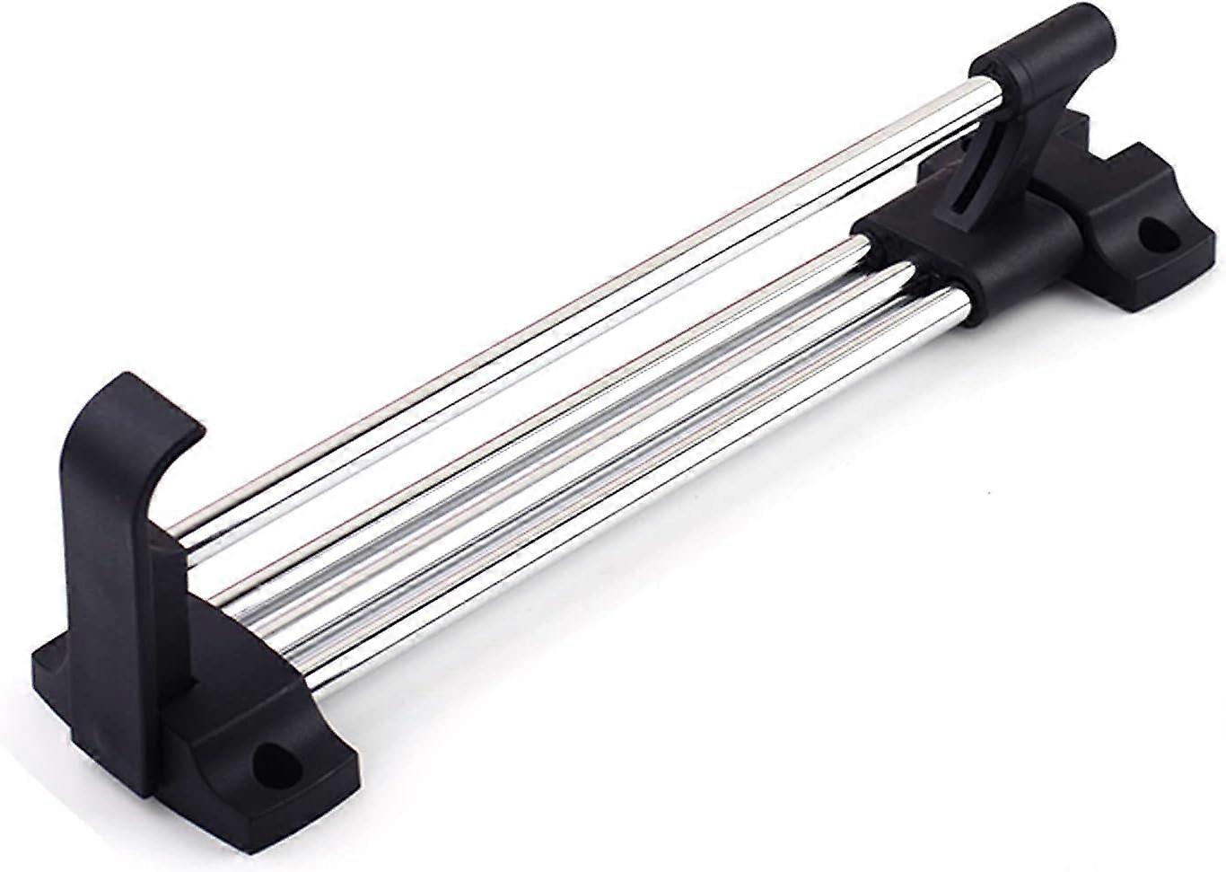 Adjustable Pull Out Closet Rod 45cm Retractable Clothes Hanger Space Saving Heavy Duty Wardrobe Rail