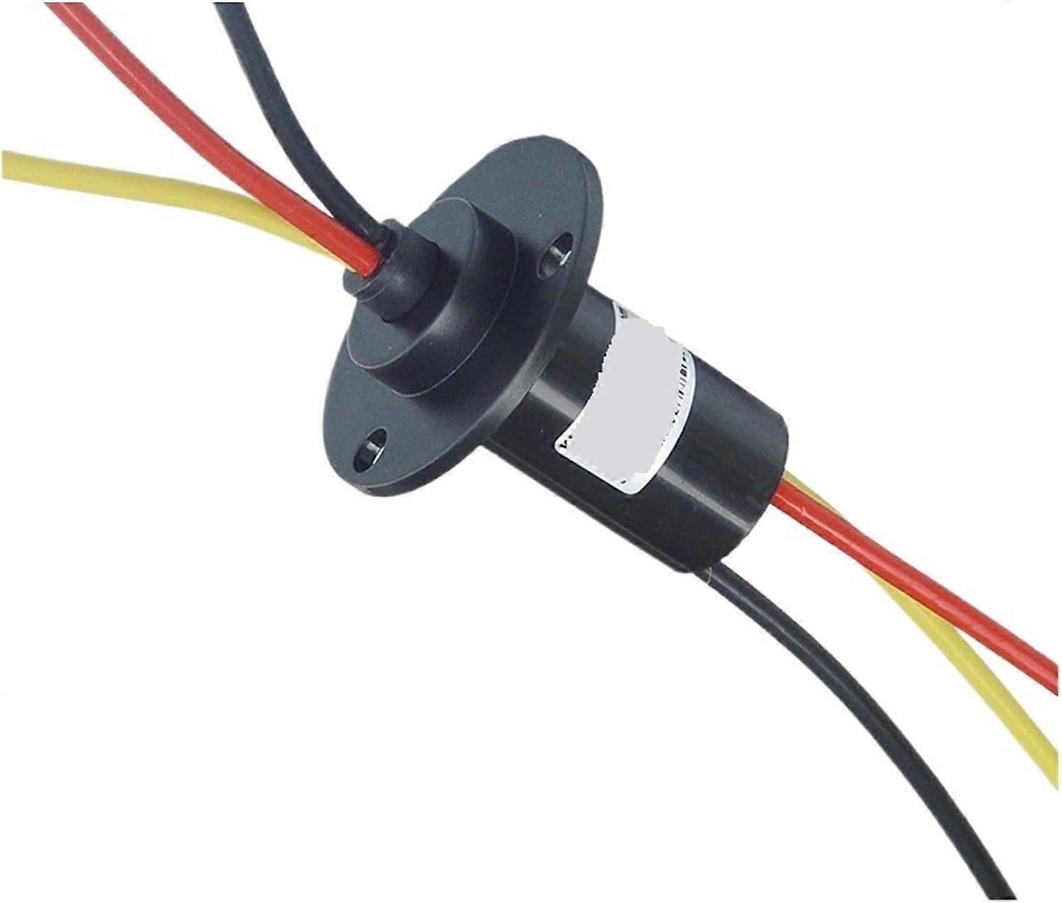 Capsule Slip Ring 3 Circuits 30A with Flange for Wind Generator 360° Electrical Rotation