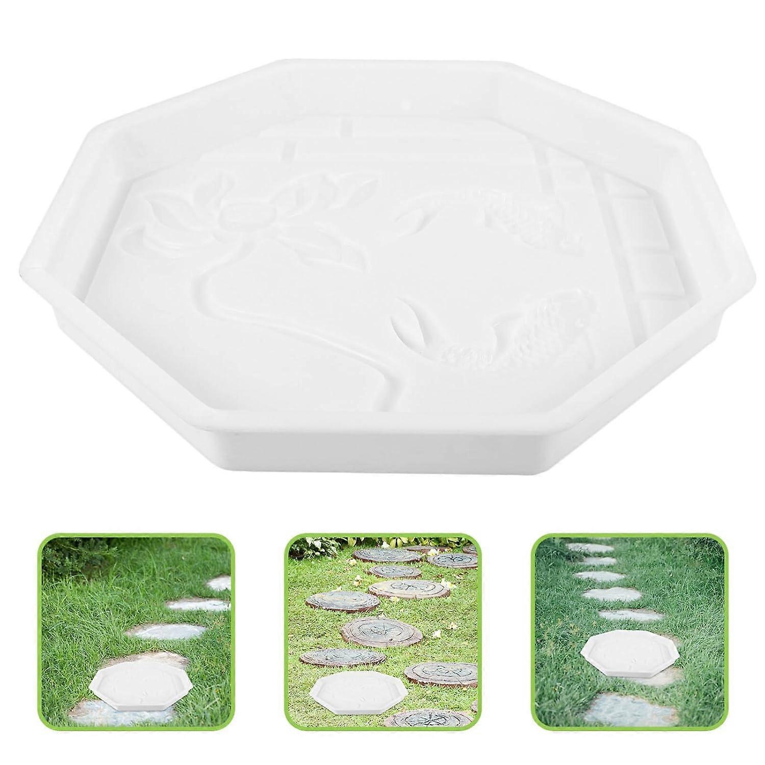 Concrete Path Maker Turtle Pattern Mold for DIY Garden Walkway and Antique Courtyard Design