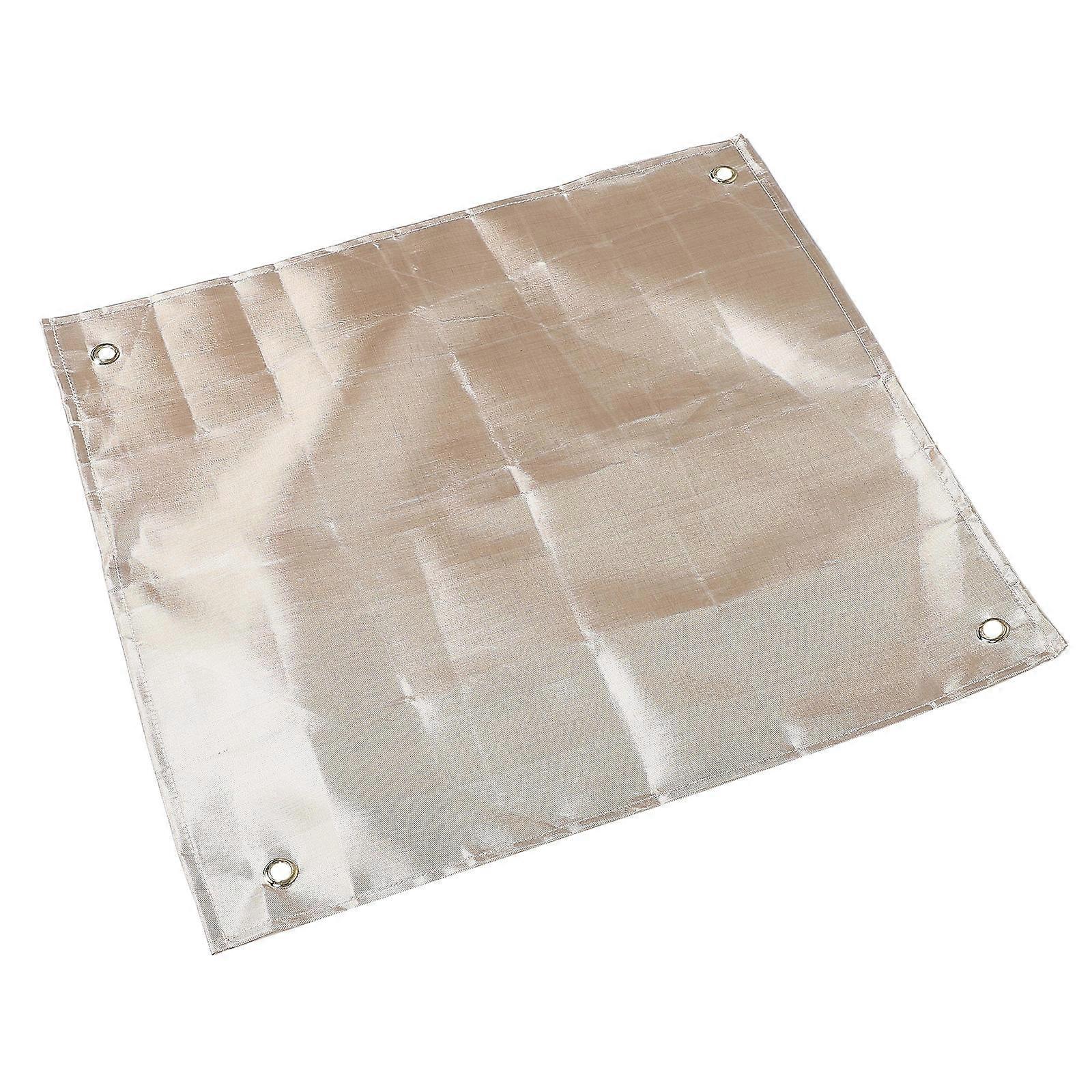 Outdoor Fireproof Mat for Camping Thermal Use Beige Fire Resistant