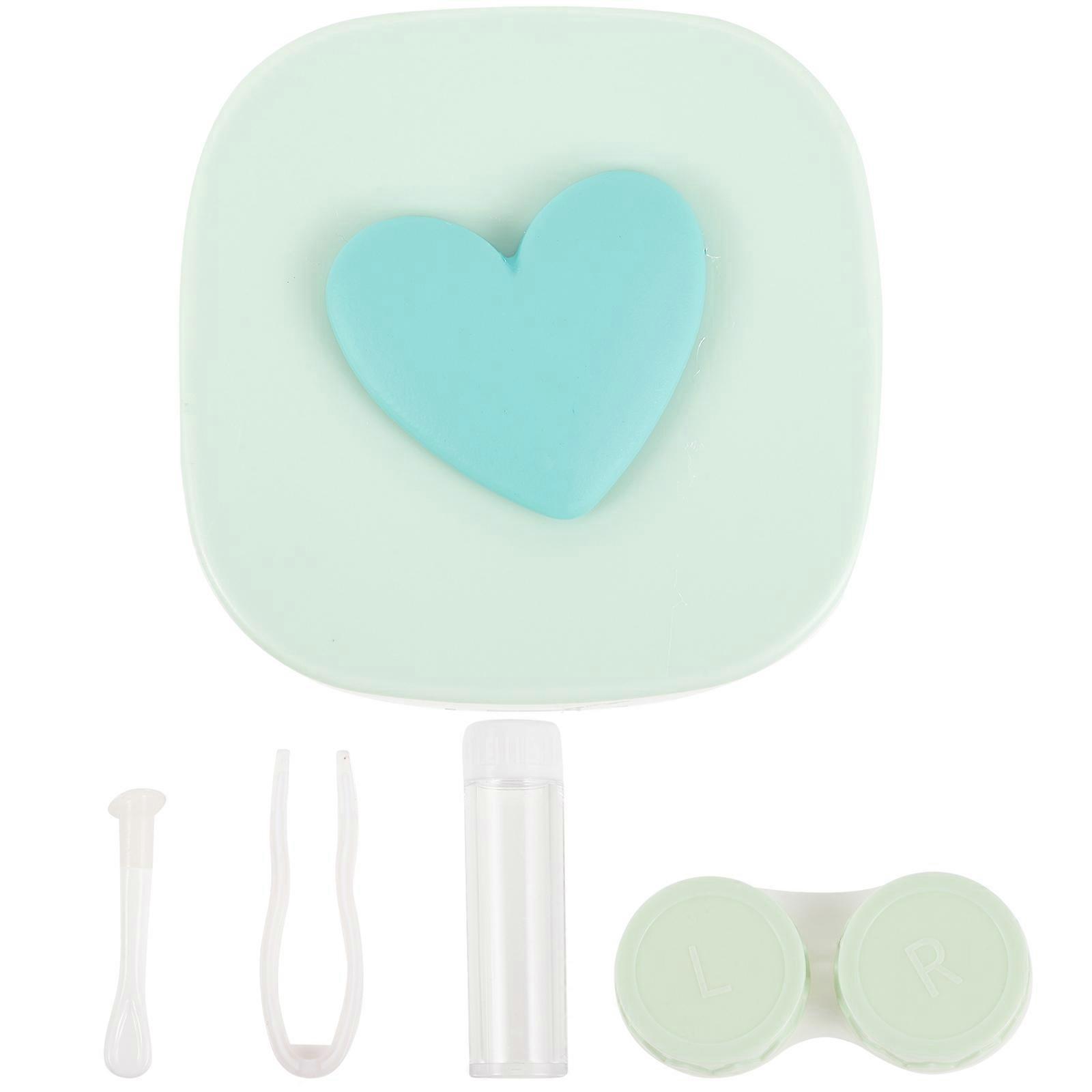 Durable Plastic Lens Holder for Contact-Lens Storage with 1Set Case