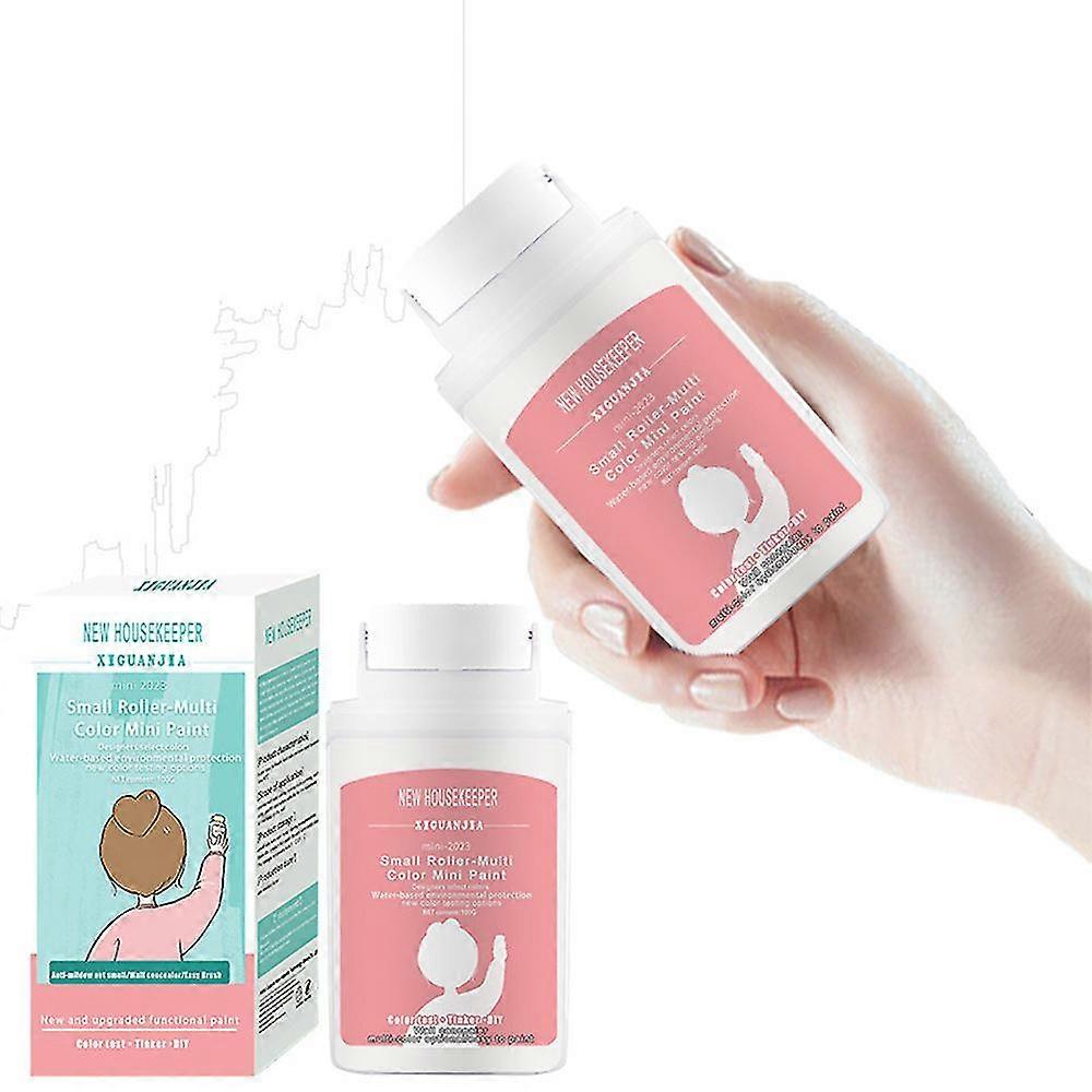 26-27 White Small Roller Wall Patching Brush, Wall Repair Paste Roller, Wall Small Roller Paint Brush Patching Paste Household Graffiti, Mini Wall Rep