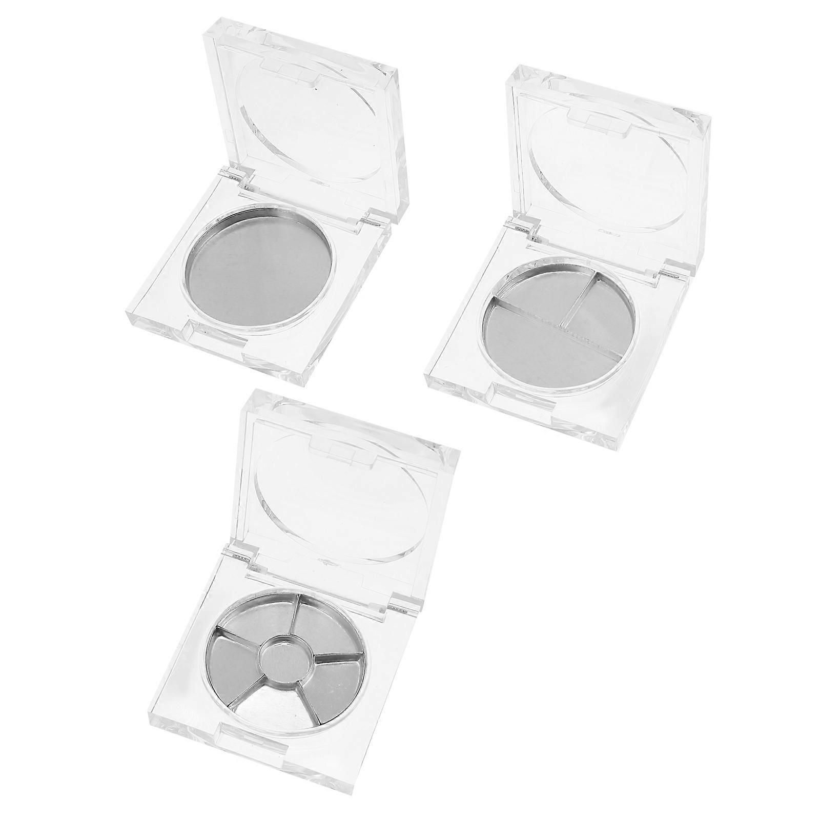 Transparent Eyeshadow Case for Storage Use Refillable Eyeshadow Box 1Set