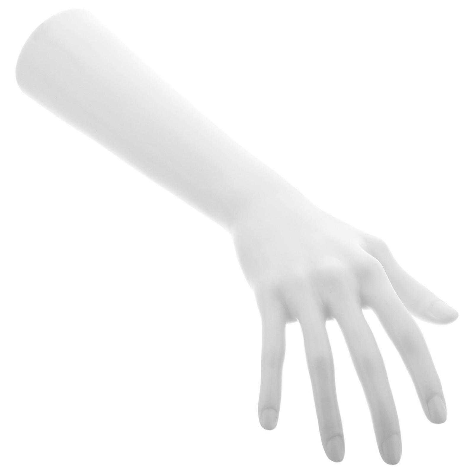 Hand Model Jewelry Holder Ring Display Stand for Displaying 4Pcs White