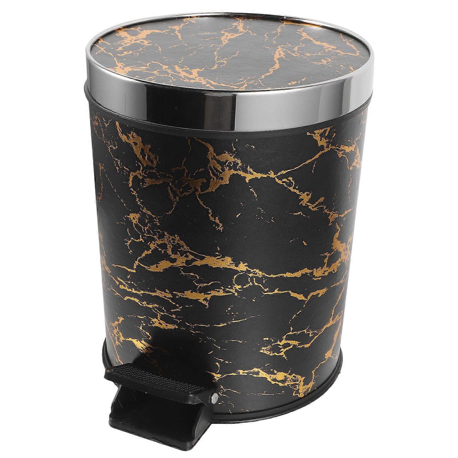 Household Garbage Container with Pedal for Kitchen Use