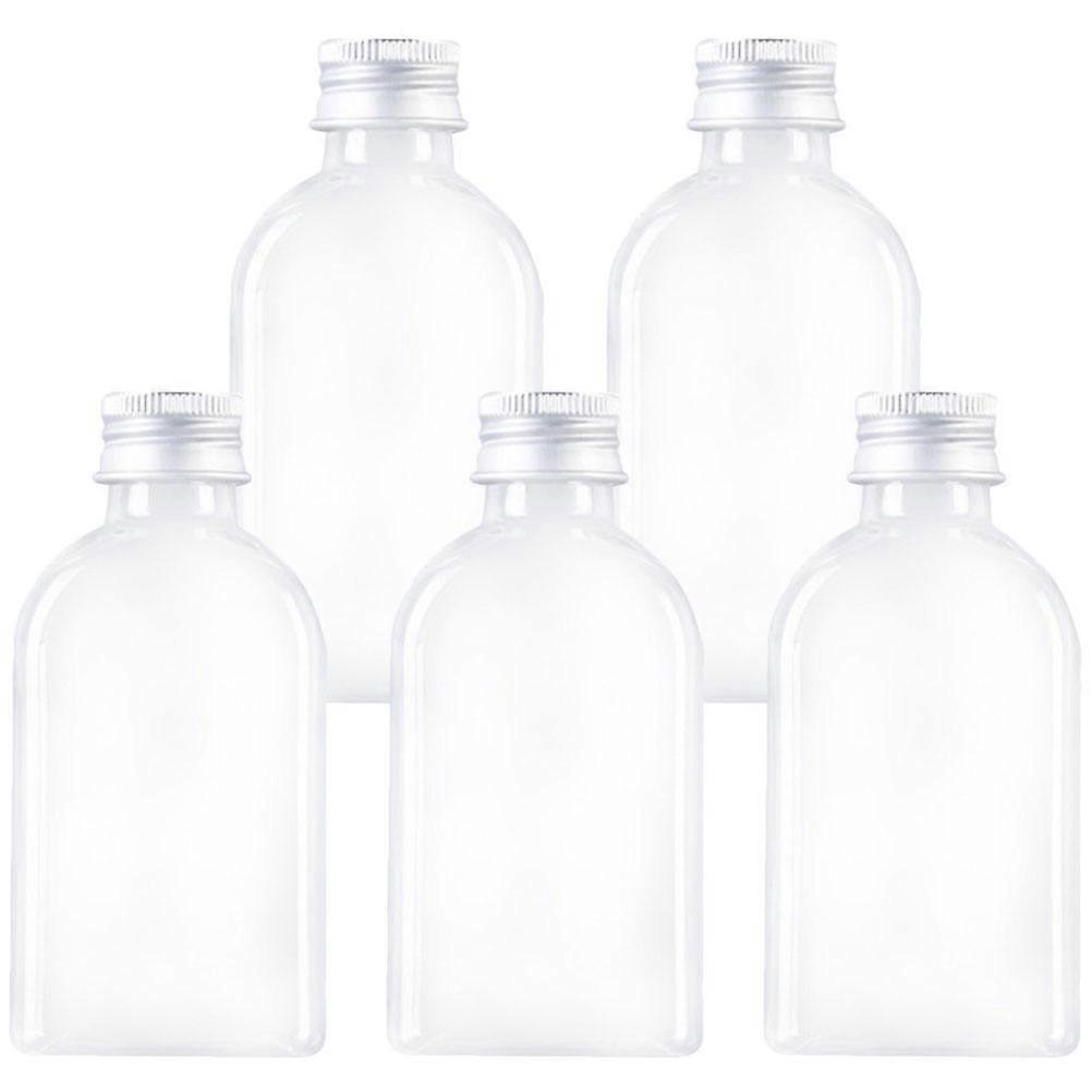 Lotion Bottle Clear Multipurpose Pet Bottles for Storage Use 5Pcs