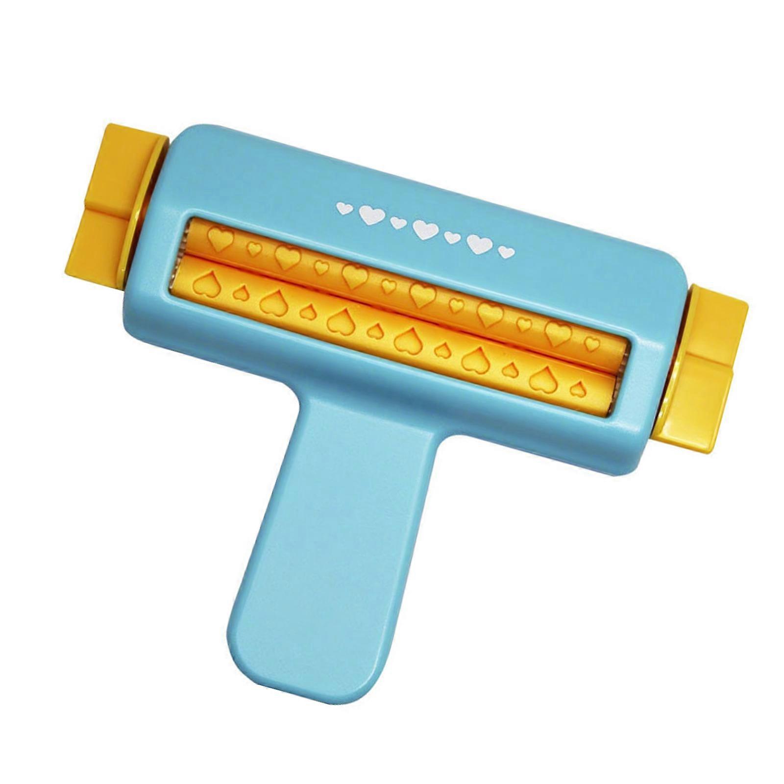 Easy to Use Handheld Roller Paper Embosser for Craft Projects Creates Embossed Effects on Various Materials  1