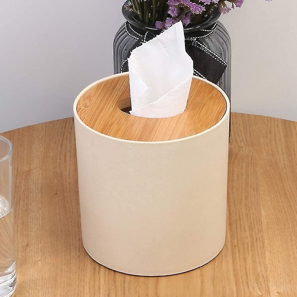 Tissue Box Round Tissue Box For Home Office Car Multifunctional Practical Tissue Box
