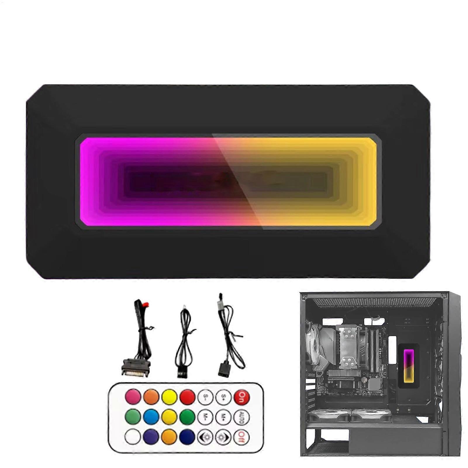 ARGB PWM Fan Hub 8Port RGB Controller with MultiDevice Sync and Smart Temp Control for PC