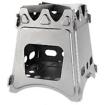 Wood Stove with Wide Mouth Design for Efficient Combustion Foldable Outdoor Camping Cooking Stove