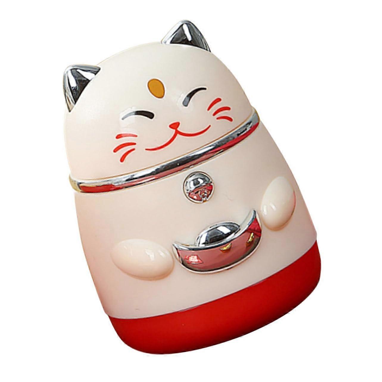 Cat Toothpick Holder with Cute Cartoon Design PresstoDispense for Kitchen Storage