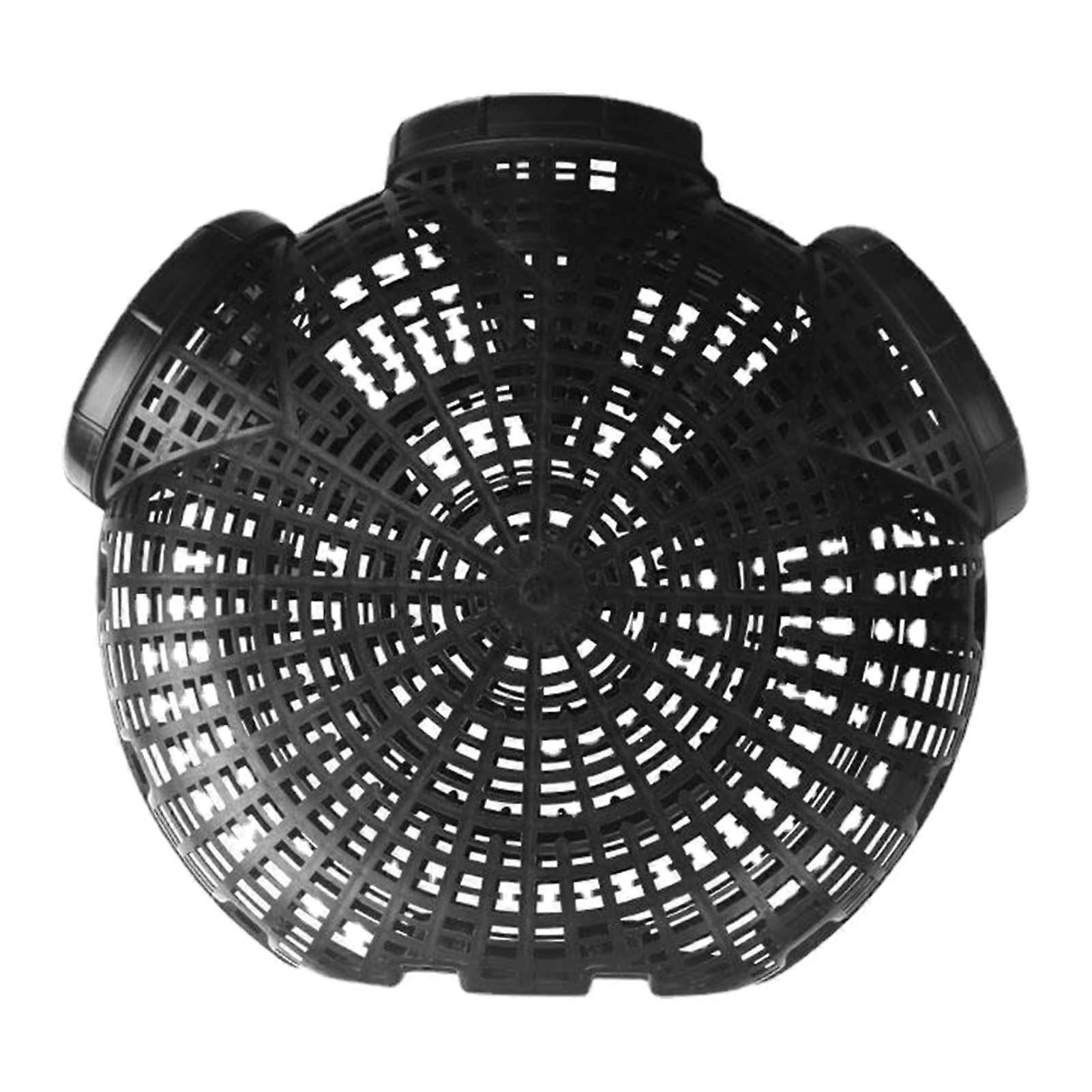 Rustproof Fish Crab Trap with Safe Round Edges, Large Capacity Cage for Eel Shrimp Lobster Crawfish