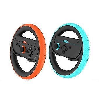 Two racing steering wheels for Nintendo Switch 2 Joy-Con controllers, steering wheel controllers for all racing games on Nintendo Switch