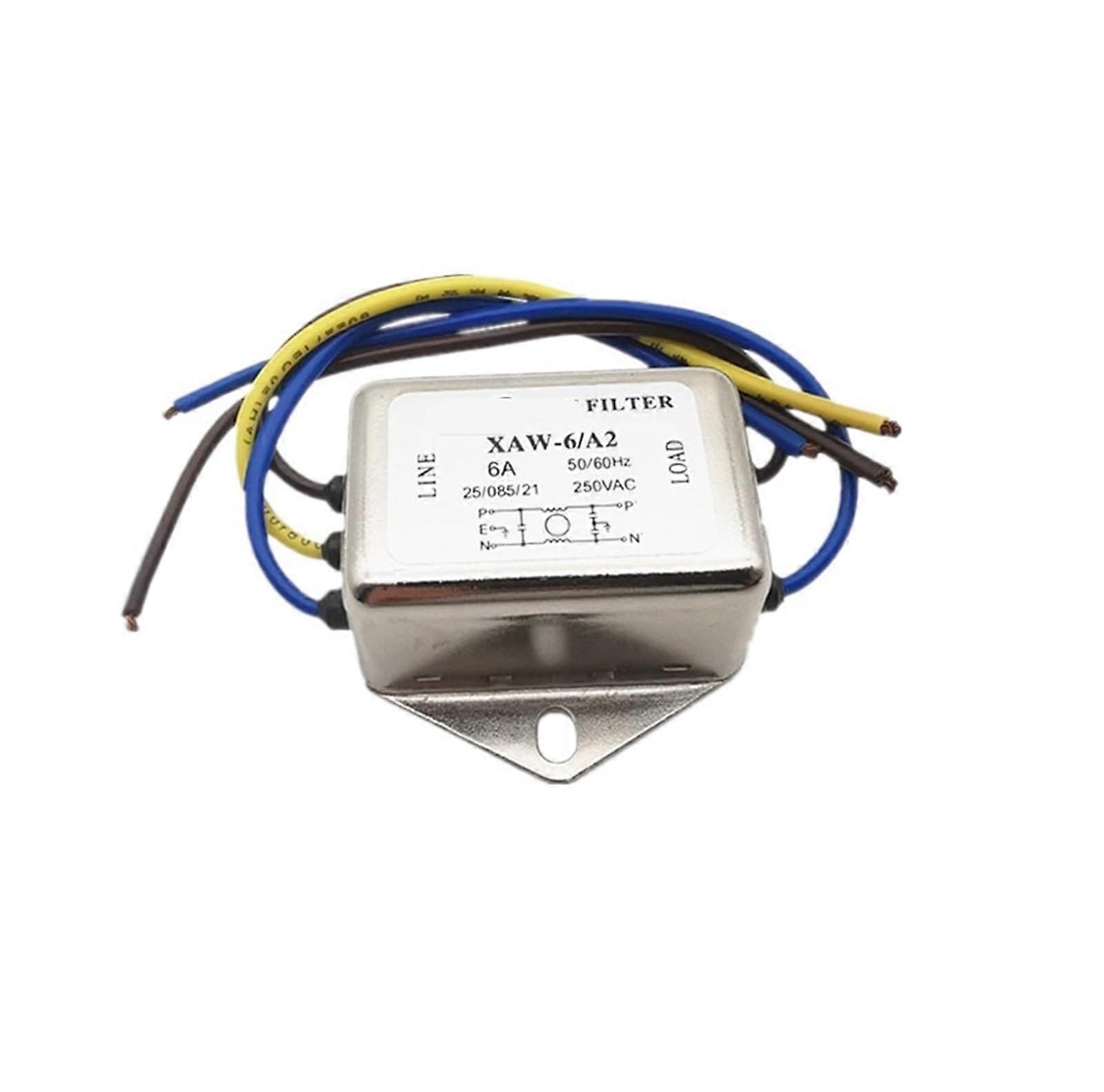 6A Single Phase EMI Power Filter for Noise Reduction and Stable Power Output HT1216W5D3