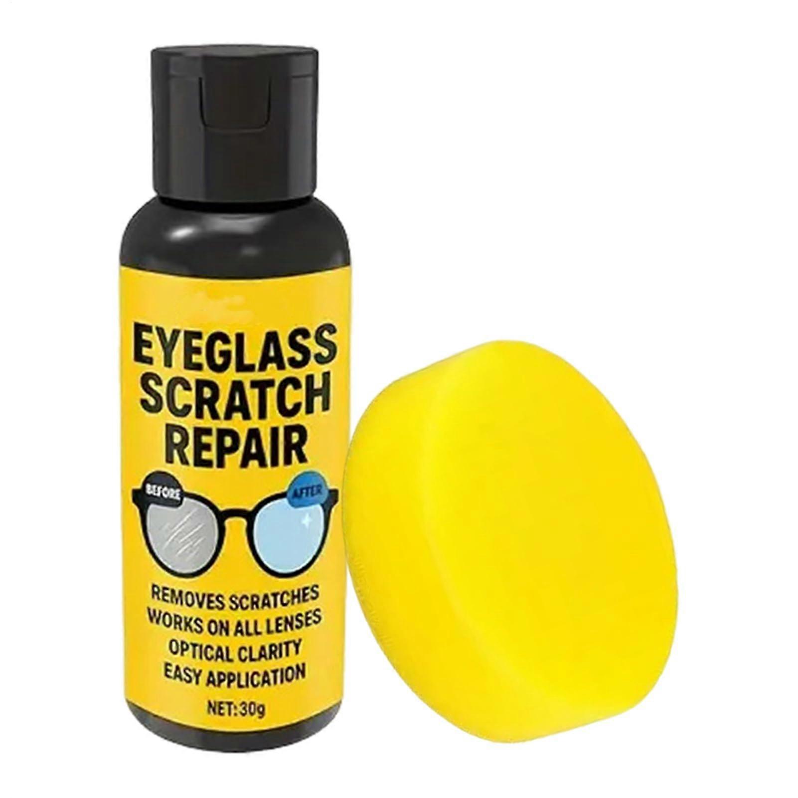 Lens Scratch Remover for Eyeglass and Sunglasses, Fast NonAbrasive  Solution for Clear Vision