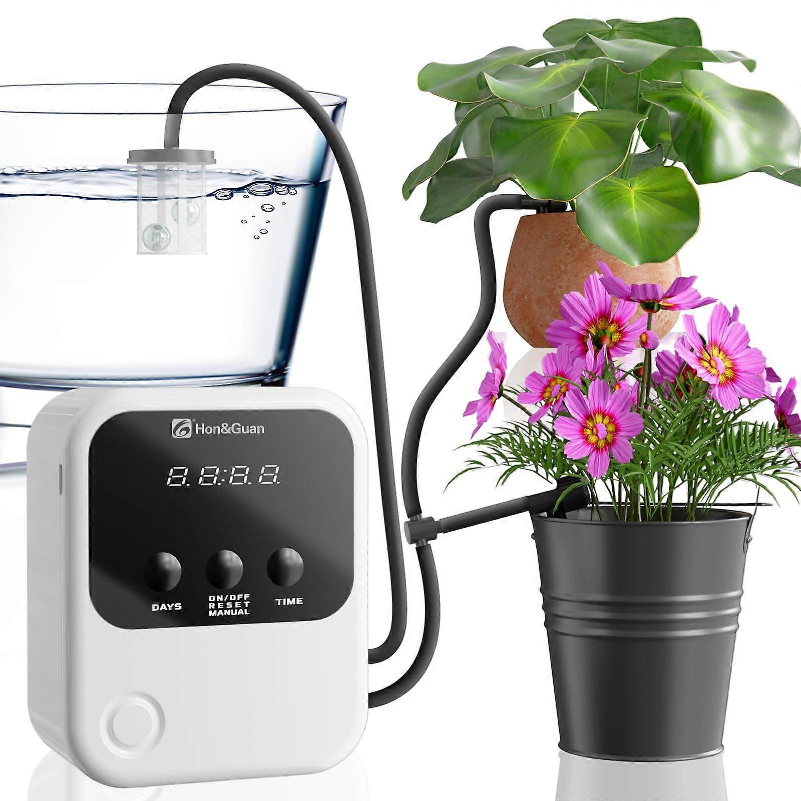 Automatic Plant Waterer with Programmable Timer, Self Watering System for 15 Indoor Potted Plants