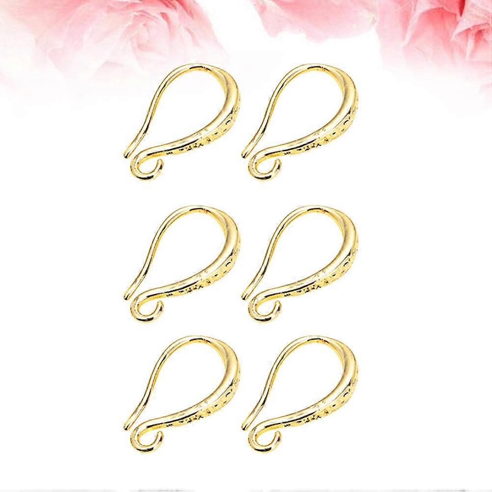 Creative Earring Making Hooks for DIY Use 3Pair Delicate Metal Accessories