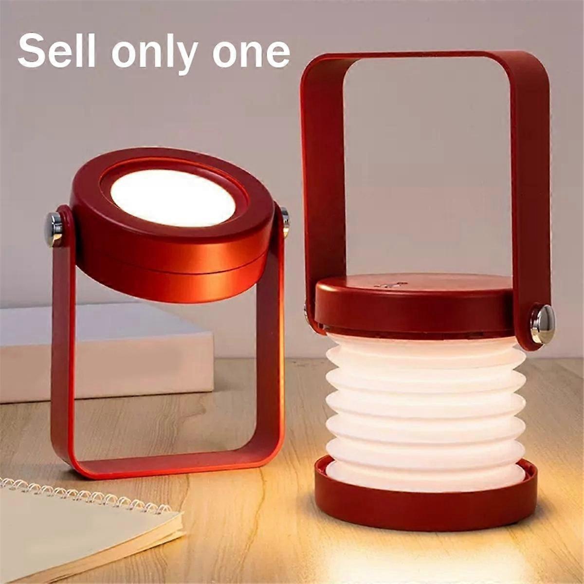 Foldable Touch Dimmable Reading LED Night Light Portable Lantern Lamp USB Rechargeable for Children