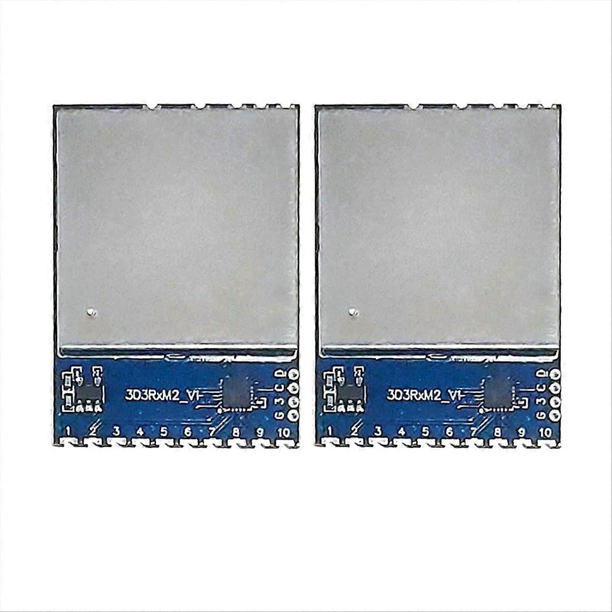 2PCS 3.3G FPV VRX RF Receiver Module 3D3RxM2 16CH Wireless Analog