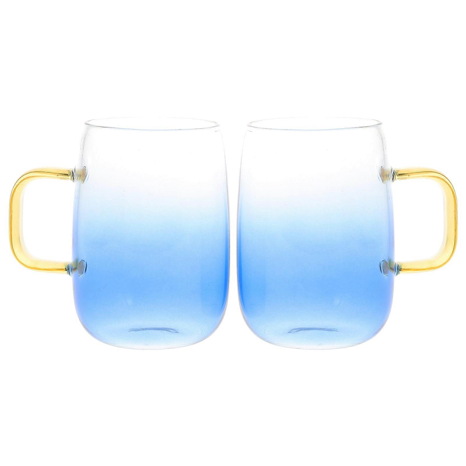 Cold Water Cup High Temperature Resistance Tea Cup for Drinking Use 2Pcs