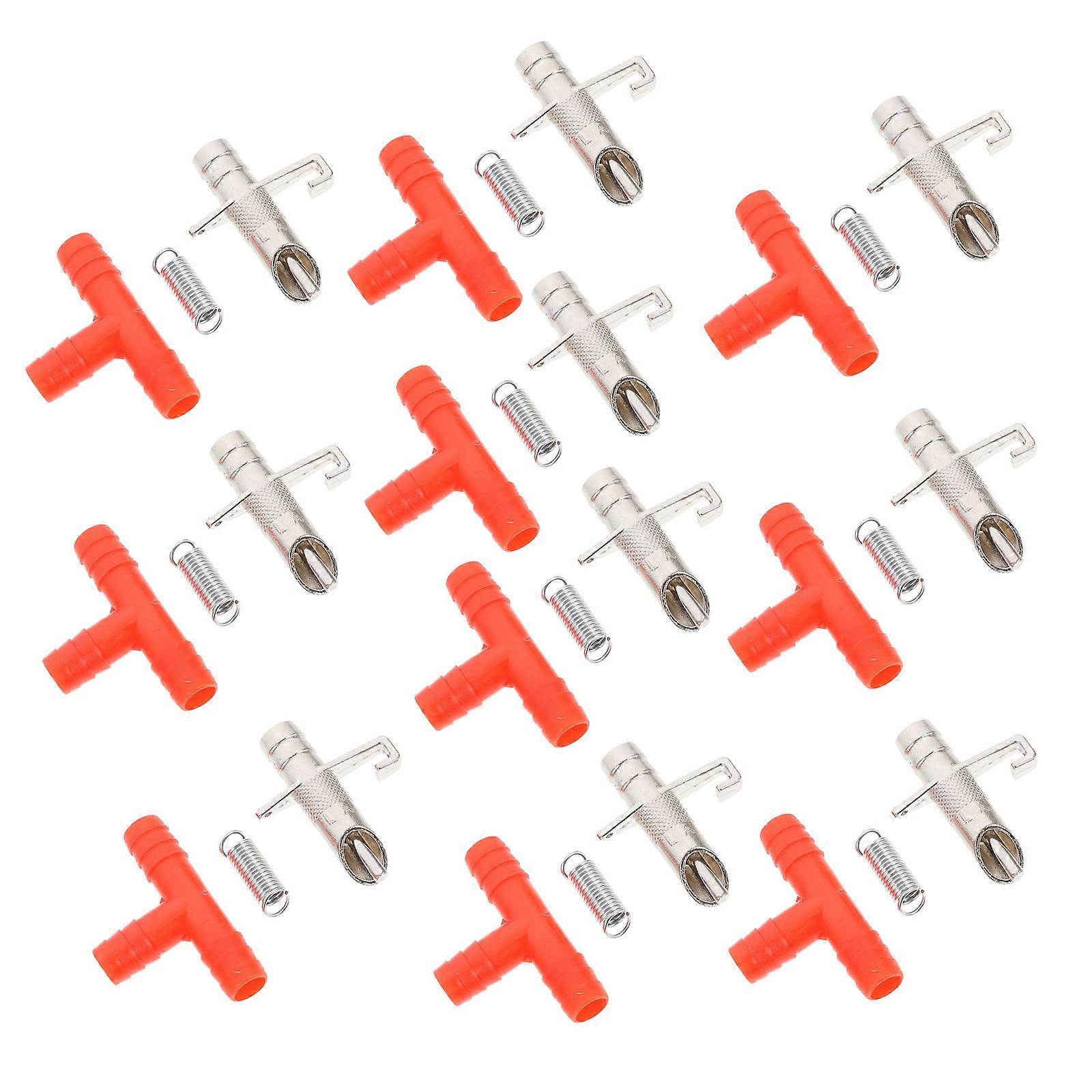 Automatic Feeder for Animals Waterer with 30Pcs Bird Feeder for Rabbit Watering