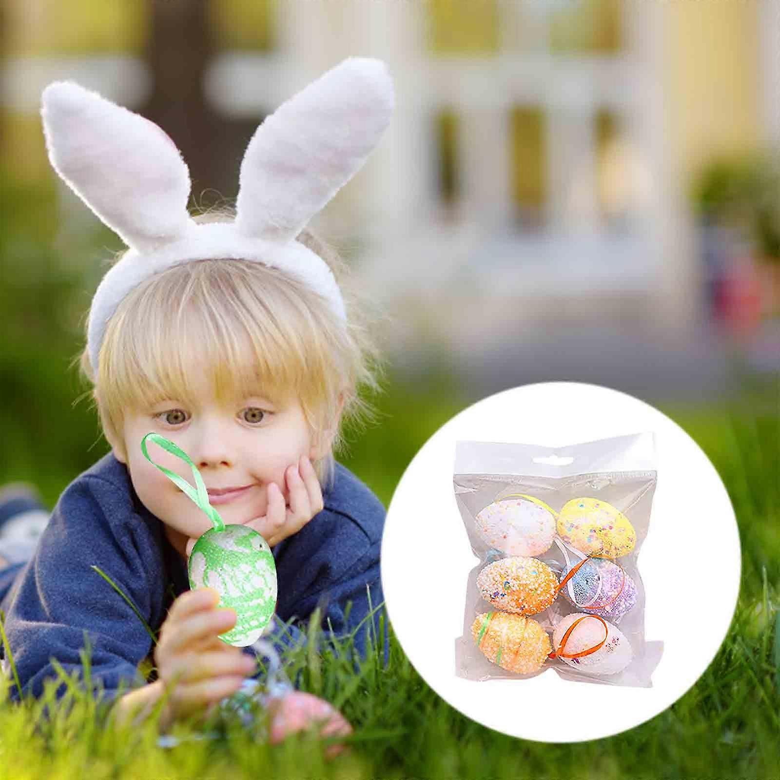 Easter Bunny 4x6cm Easter Decorative Eggs Easter Gift Easter Decorations for The Home