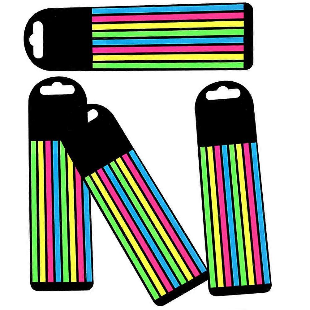 4 Boxes Guided Reading Strips Fine Bookmarks Notebook Tabs Fluorescence Reading Strips