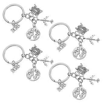 Airplane Keychain Set with 16Pcs for Graduation and Backpack Use