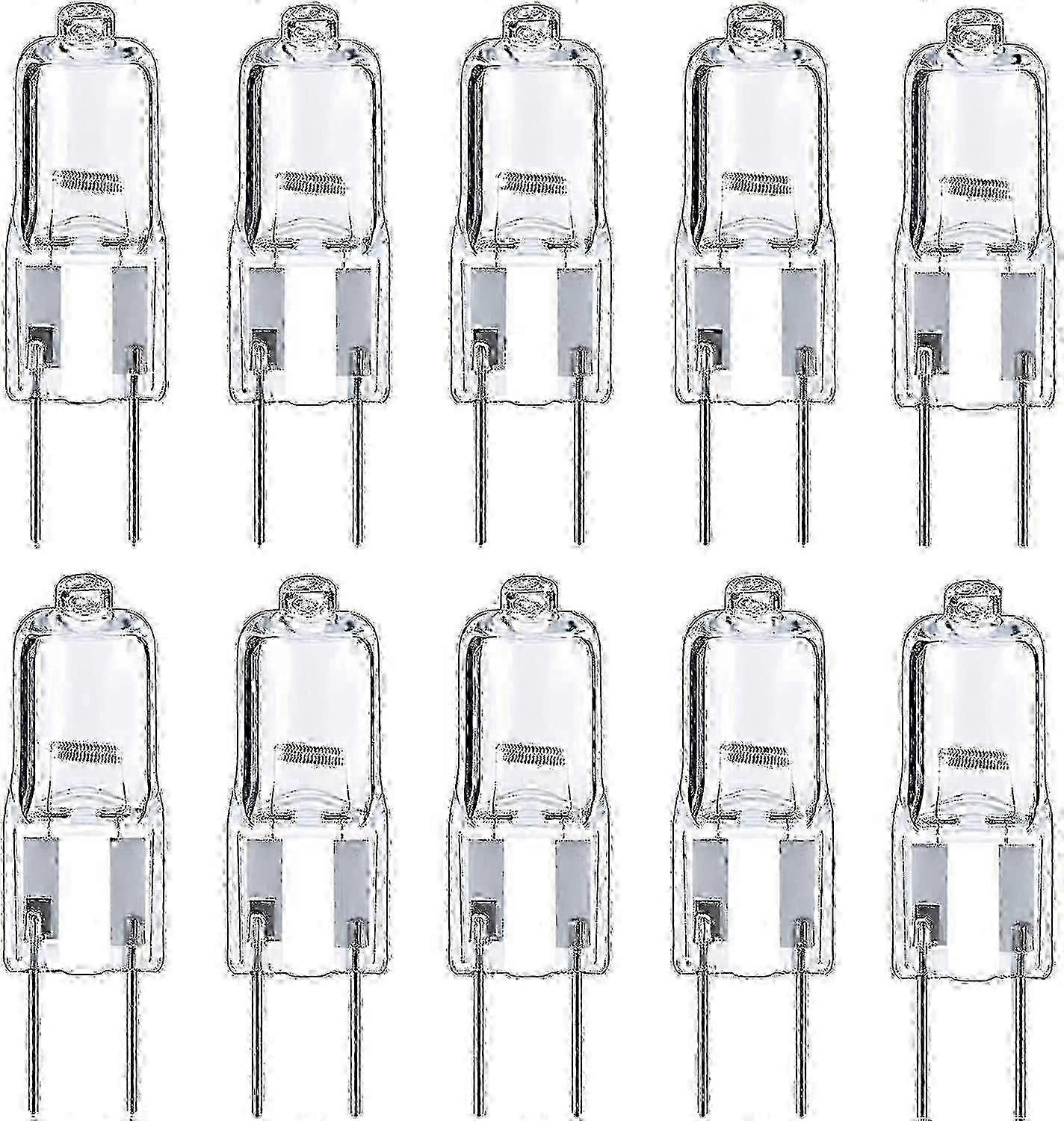 Halogen Light Bulbs 10pcs G6.35 12V 35W Compatible withChandeliers