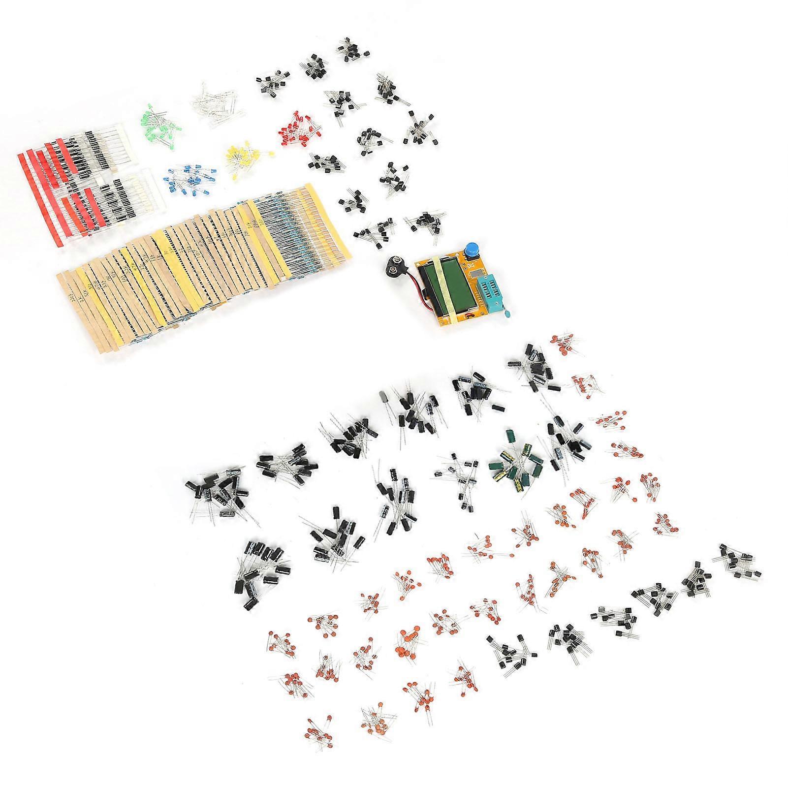 Super Electronic Component Kit 6 Values Set for LCRT4 Graphical Transistor Tester DC9V