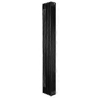 Traditional 4 Column Radiator 1800mm x 290mm Modern Central Heating Heater Matt Black Carbon Steel