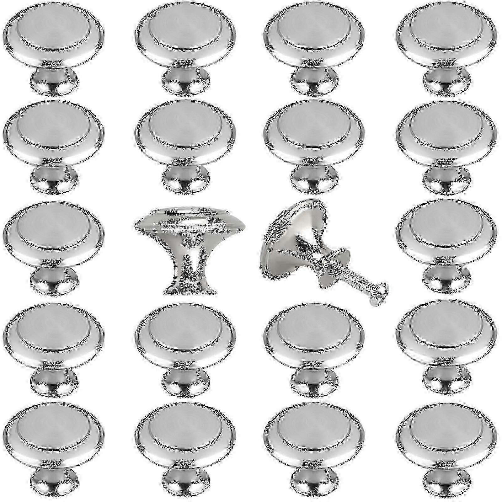 20pcs Kit Cabinet Knobs Pulls, Brushed El Cabinet Knobs, Eeekit Er S Board Door Knobs, Kit Cabinet Ware Wit-