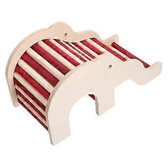 Lille hamsterhus dekorativ hytte kæledyrsrede 22x11x11cm legetøj 1 pakke