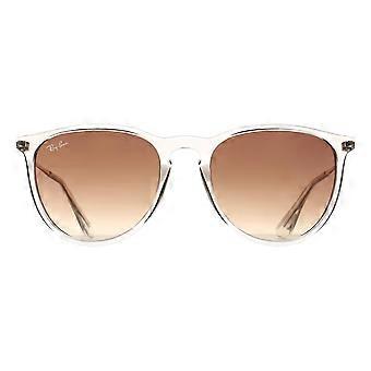 Okulary przeciwsłoneczne Ray-Ban RB4171 Erika 674413 Przezroczyste Jasnobrązowe Brązowe Gradientowe