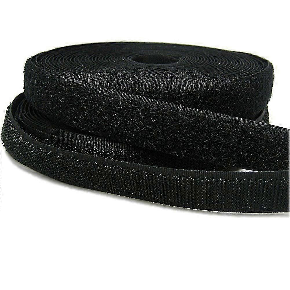 Hook Tape Loop Fastener for Stick 25M Self Adhesive Loop Strip Black