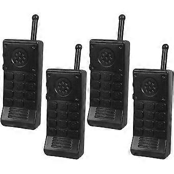 4pcs Boy Girl Walkie Talkies Toy Realistic Pretend Play Parent-boy Girl Communication Learning Props for Creative Play Expressive Imagination Developm