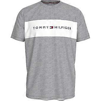 Tommy Hilfiger Herren Logo Baumwoll-T-Shirt