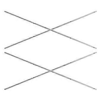 Soccer Machine Pole for Operation Poles 16Pcs Silver Iron Replacement