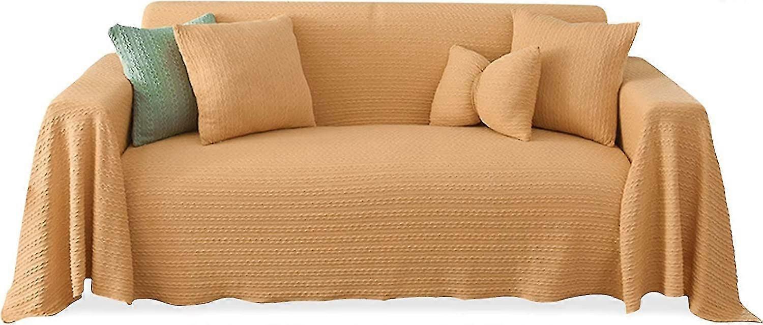 Sofa Throw Pillow Soft Comfortable Sheet Air Conditioning Nap Cover