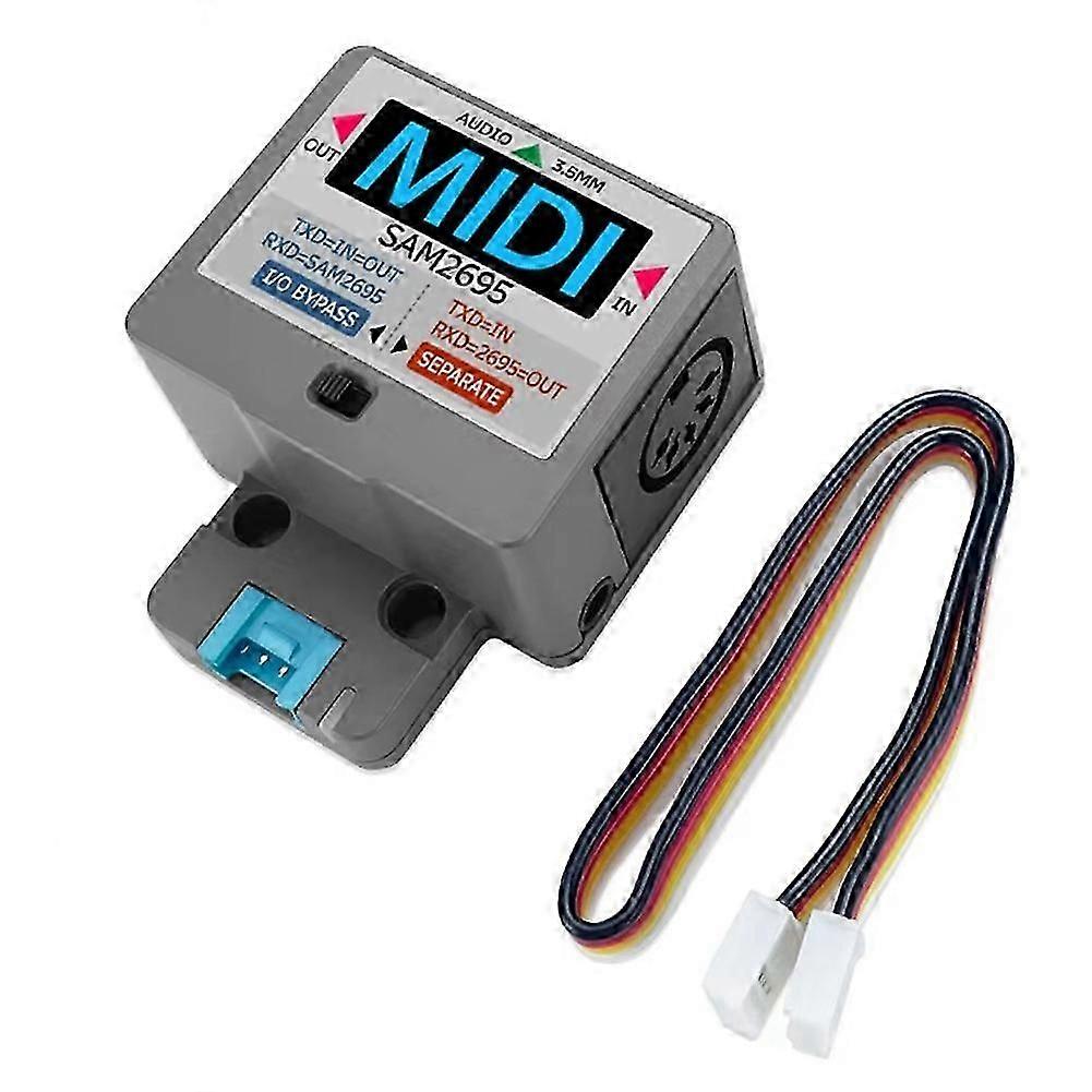 For M5Stack MIDI Unit Serial Port to MIDI Unit SAM2695 Audio Processing 3.5 Interface