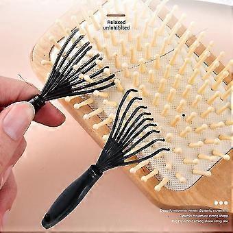 Comb Cleaner Pet Brush Rake Cleaning Claw Hair Hook Round Comb Teeth Flexible Material/small Size Rake