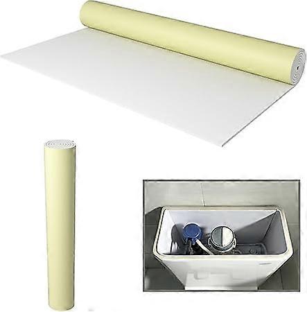 1 doublure isolante pour réservoir de toilette 16 x 40 pouces, kit de doublure auto-adhésive pour réservoir de toilette