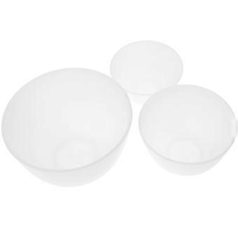3pcs Firm Silicone Facial Mask Mixing Bowls Mask Stirring Bowls Cosmetic Beauty Tool