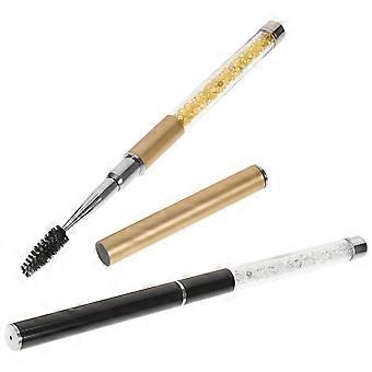 Eyelash Brush 2Pcs for Eyelash Extensions Makeup Tool with Assorted Colors