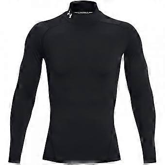 Under Armour Mens HeatGear Mock Neck Raglan Long-Sleeved Base Layer Top