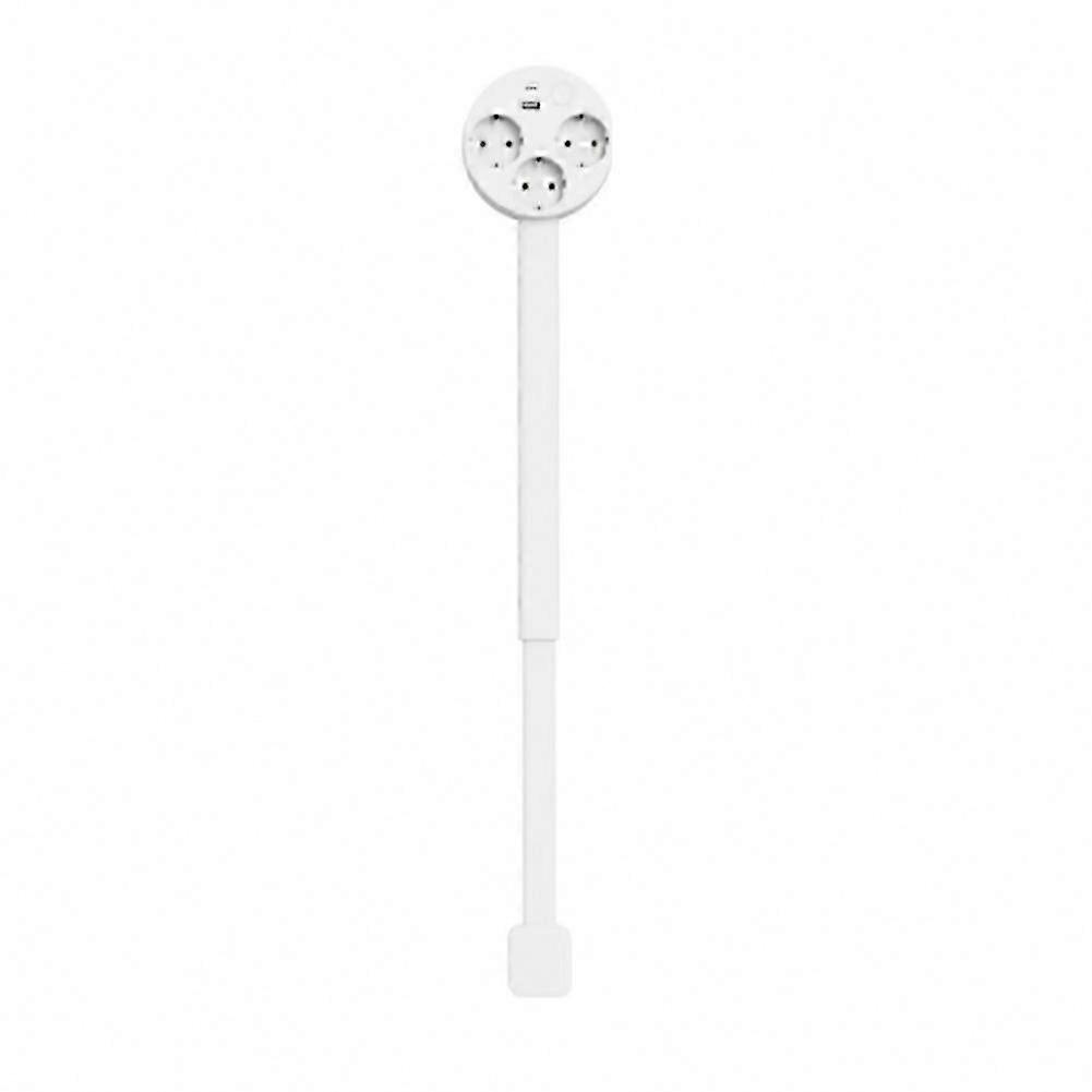 EU Plug Rotates Electrical Outlet Extender Adjustable Length Power Socket Wall Plug